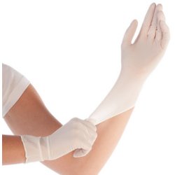 HYGOSTAR Gant synthétique Elastic, M, sans poudre, blanc