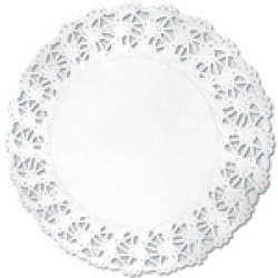 HYGOSTAR Sous-tasse, rond, blanc, diamètre: 90 mm