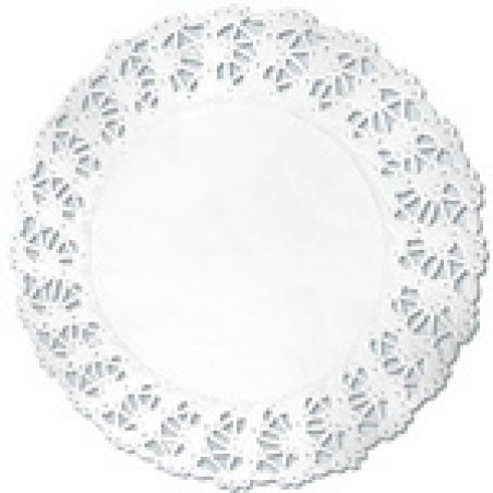 HYGOSTAR Sous-tasse, rond, blanc, diamètre: 90 mm