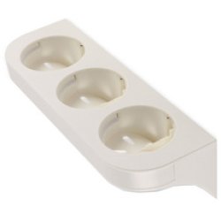 HYGOSTAR Support mural pour flacon à pompe, 3 compartiments