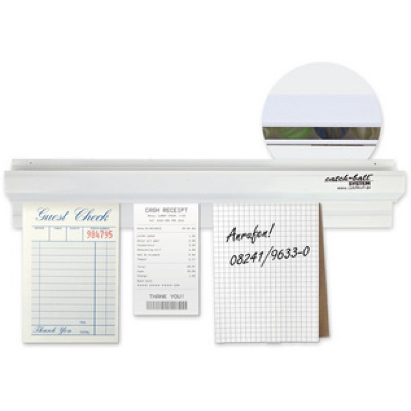 HYGOSTAR Rail d'affichage Catch-ball-System Notebord, rouge