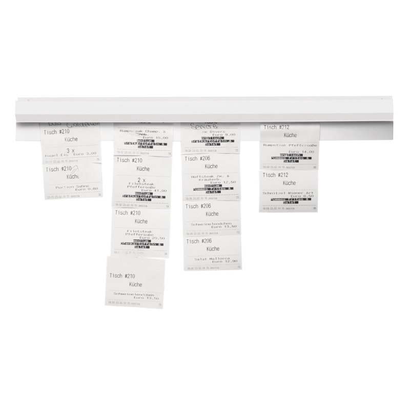 HYGOSTAR Rail d'affichage Catch-ball-System Infobord, argent