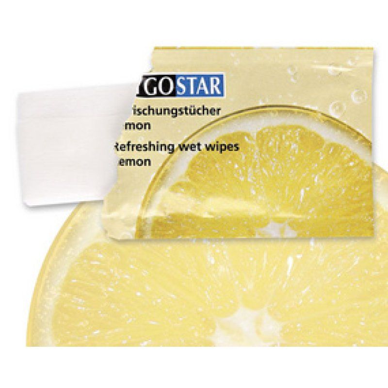 HYGOSTAR Tissu rafraîchissant Lemon, carton de 100