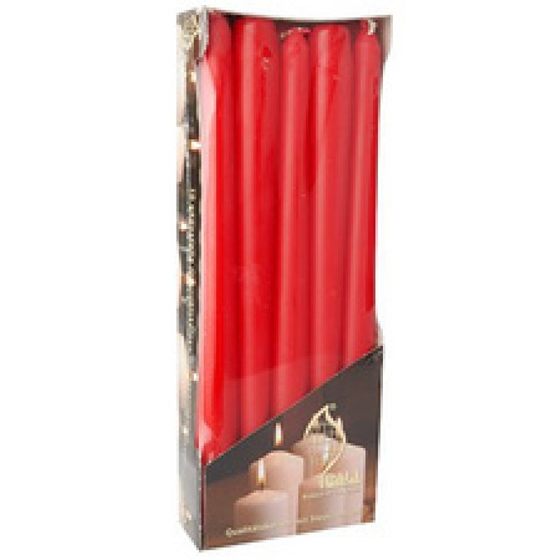 FLAVOUR by Gala Bougies de chandelier, 20 mm, par 10, blanc