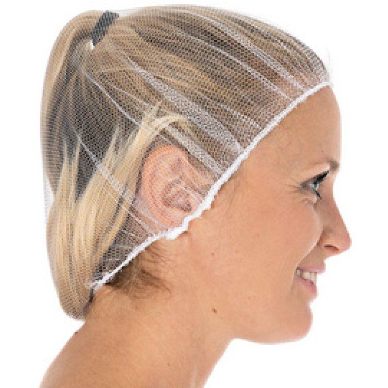 HYGOSTAR Baretthaube Honeycomb, Durchmesser: 530 mm, weiß