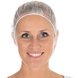 HYGOSTAR Baretthaube Honeycomb, Durchmesser: 600 mm, weiß