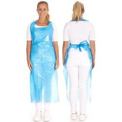 HYGONORM Tablier jetable LDPE, en bloc, 33 my, blanc