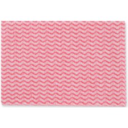 HYGOCLEAN Torchon & chiffon de nettoyage, couché, rouge