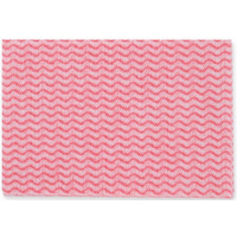 HYGOCLEAN Torchon & chiffon de nettoyage, couché, rouge