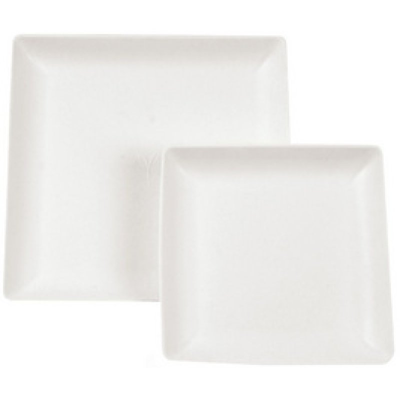 NATURE Star Assiette en canne à sucre Eleganza, carré