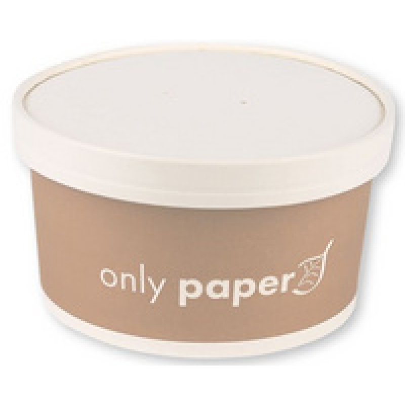 NATURE Star Couvercle pour bol à salade Only Paper, blanc