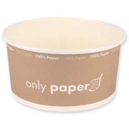 NATURE Star Bol à salade Only Paper, rond, 1,3 litre, marron