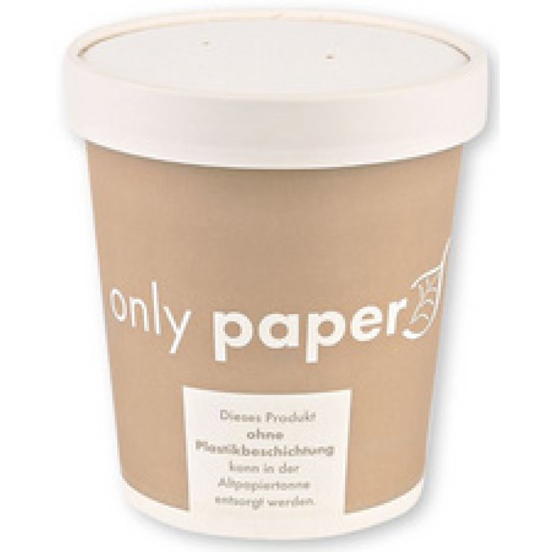 NATURE Star Couvercle pour tasse à soupe Only Paper, blanc