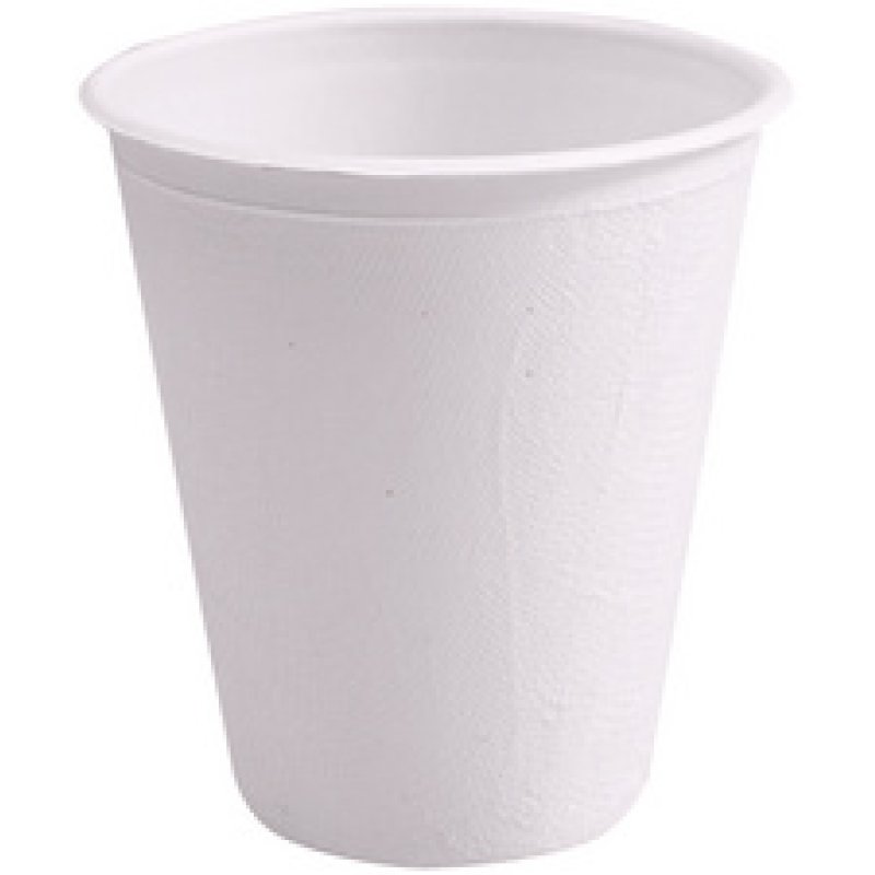 NATURE Star Couvercle pour gobelet en canne à sucre, blanc