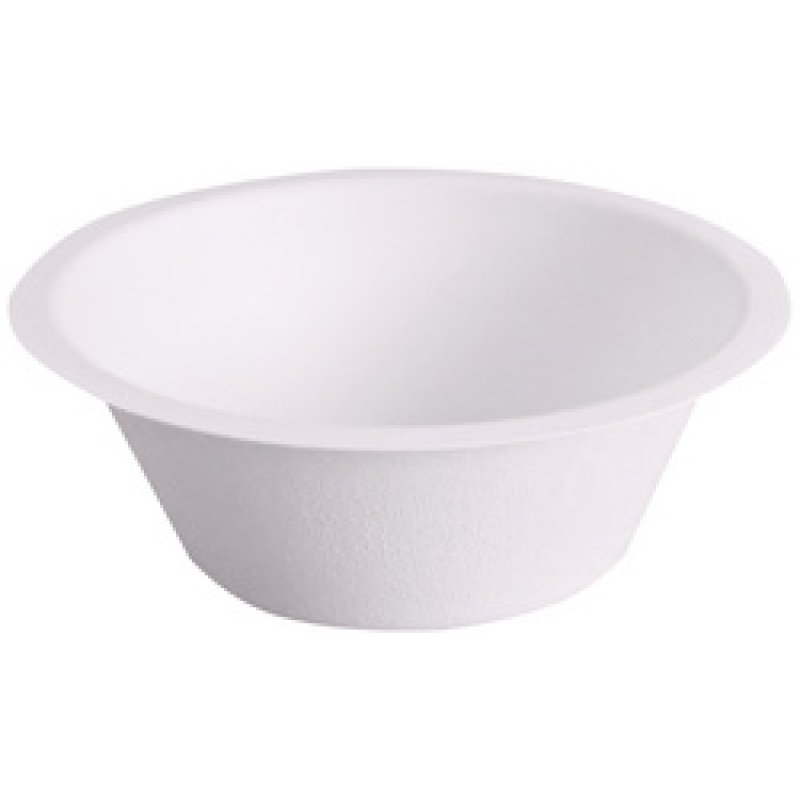 NATURE Star Coupelle en canne à sucre, rond, 500 ml, blanc