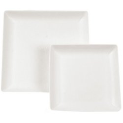 NATURE Star Assiette en canne à sucre Eleganza, carré