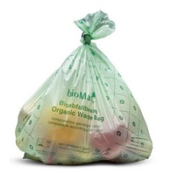 bioMAT Sac compostable, 30 litres, vert