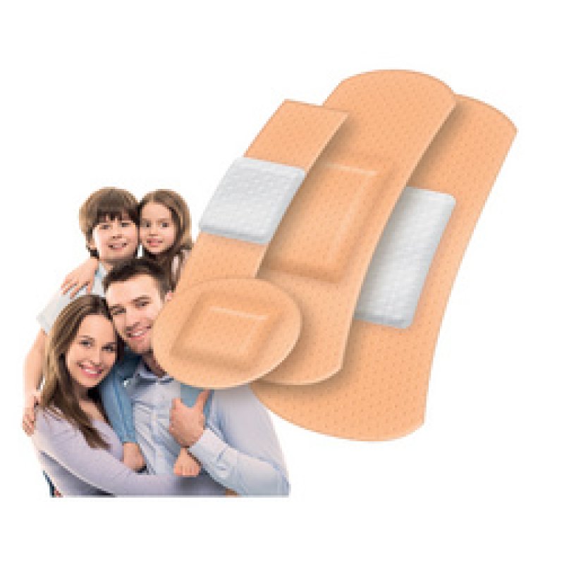 Lifemed Pansements "Allround", pack de 100, couleur chair