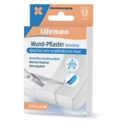 Lifemed Pansement "Sensitive", blanc, 500 mm x 60 mm