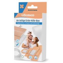 Lifemed Kit de pansements de premiers secours, 64 pièces