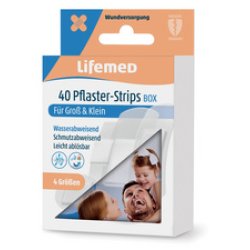 Lifemed Pansement "Allround", 40 pièces, semi-transparent