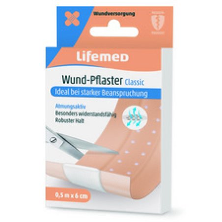 Lifemed Pansement "Classic", couleur chair, 5000 x 60 mm