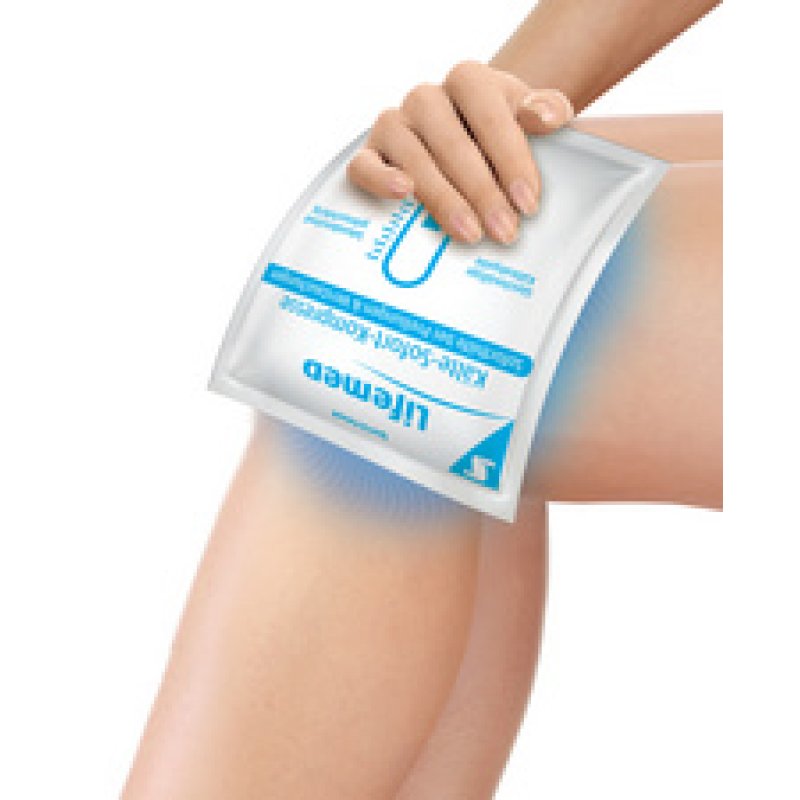 Lifemed Compresse de froid instantané, 150 x 130 mm, blanc