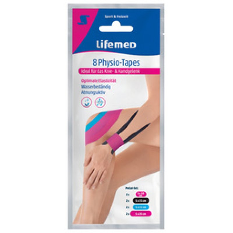 Lifemed Ruban de physio "Genou/poignet" assorti