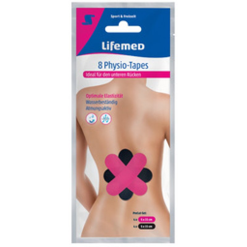 Lifemed Ruban de physio "Lombaires", assorti