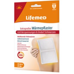 Lifemed Patch chauffant, 190 x 130 mm, blanc