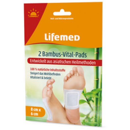 Lifemed Compresses vitales Bambou, 80 x 60 mm, blanc