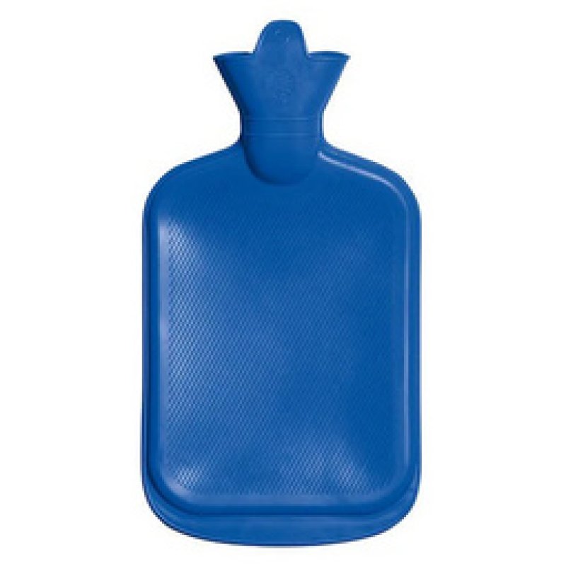 Lifemed Bouillotte, contenance : 2 litres, rouge