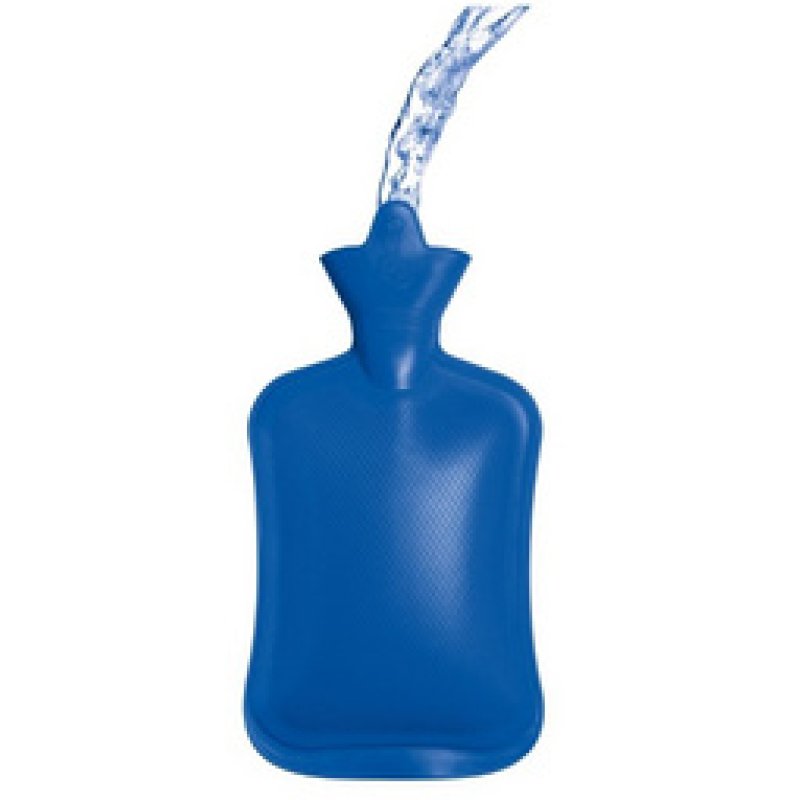 Lifemed Bouillotte, contenance : 2 litres, bleu