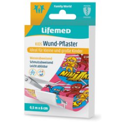 Lifemed Pansement pour enfants "Ninjas", 500 mm x 60 mm