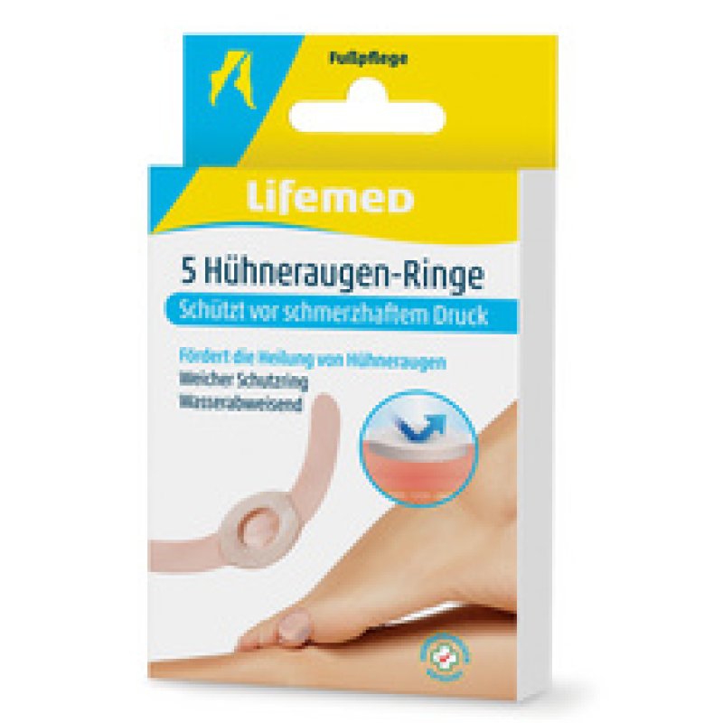 Lifemed Anneaux anti-cors, transparent, paquet de 5