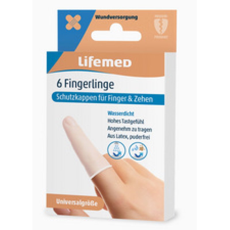 Lifemed Doigtier, taille unique, transparent
