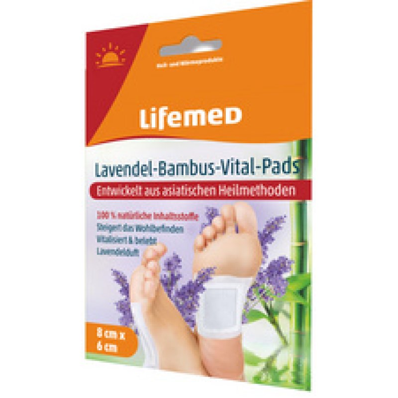 Lifemed Compresses vitales Bambou Lavande, pack de 2