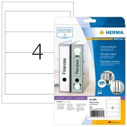HERMA Inkjet file labels A4 192x61 mm white paper matt 100 pcs.