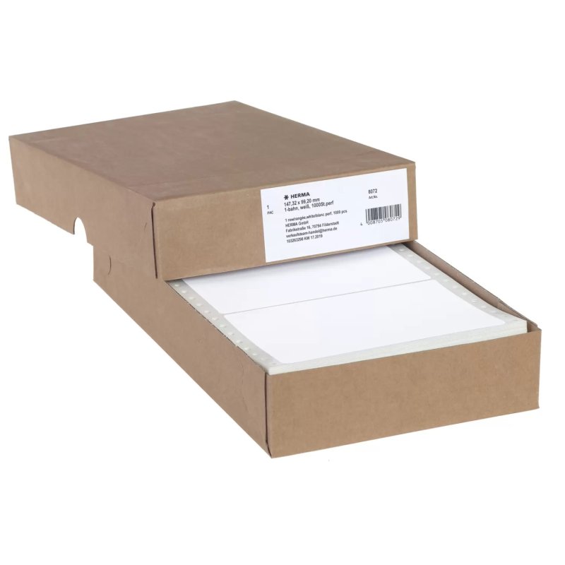 HERMA Etiquette informatique, en continu, 147,32 x 99,2 mm