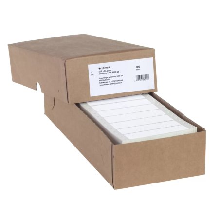 HERMA Computer labels continous 88.9x23.0 mm 1 row white paper matt 6000 pcs.