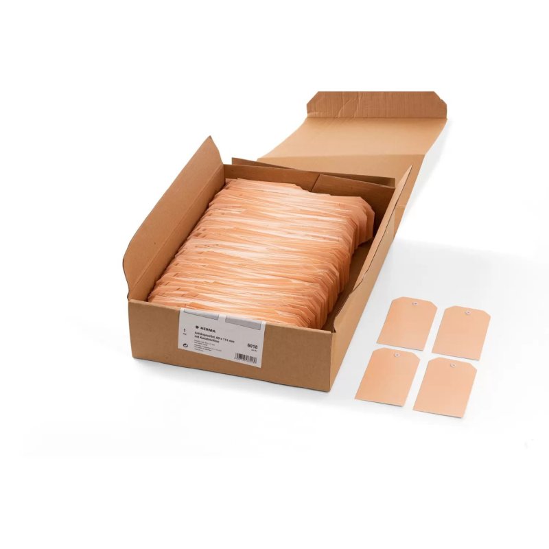 HERMA Shipping tags 60x113 mm with plastic eyelets 1000 pcs.