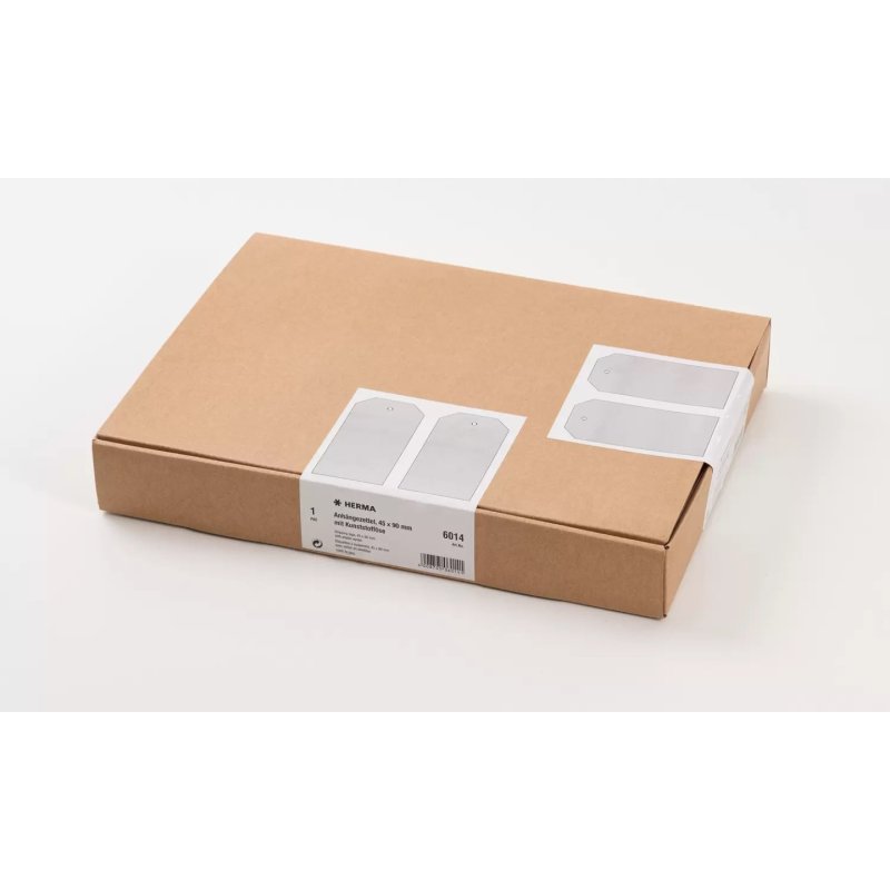 HERMA Shipping tags 45x90 mm with plastic eyelets 1000 pcs.