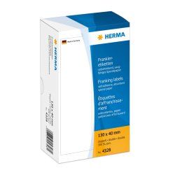 HERMA Franking labels double 130x40 mm 500 pcs.