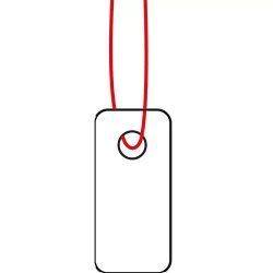 HERMA 6901 étiquette non-adhésive 1000 pièce(s) Rouge, Blanc