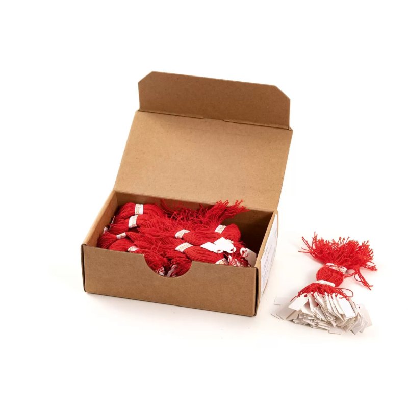 HERMA Strung marking tags 10x22 mm with red string 1000 pcs.