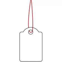 HERMA Etiquette à suspendre, 15 x 24 mm, avec fil rouge