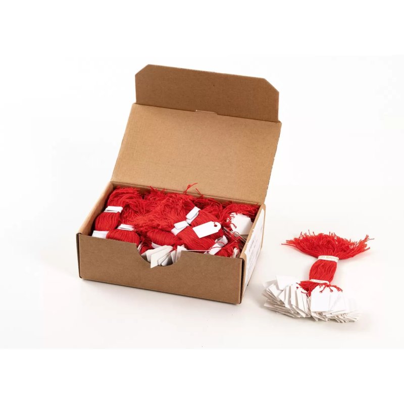 HERMA Strung marking tags 15x24 mm with red string 1000 pcs.