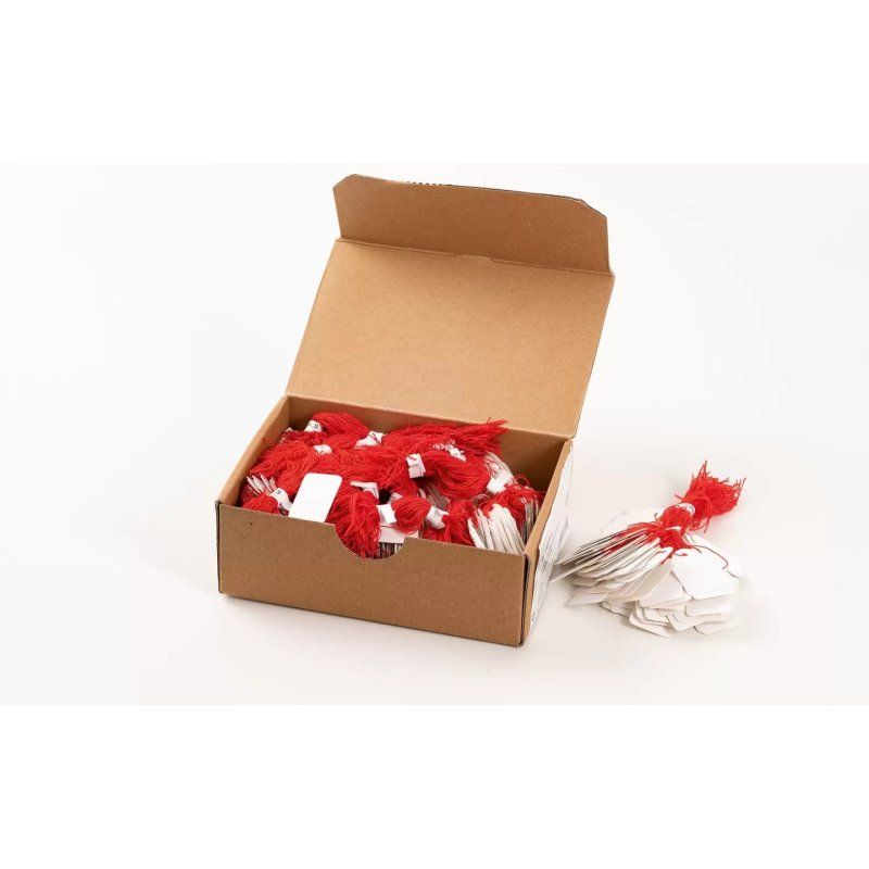 HERMA Strung marking tags 25x38 mm with red string 1000 pcs.