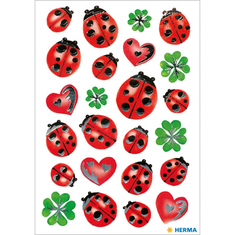 HERMA 3529 decorative sticker Paper Multicolour Permanent 48 pc(s)