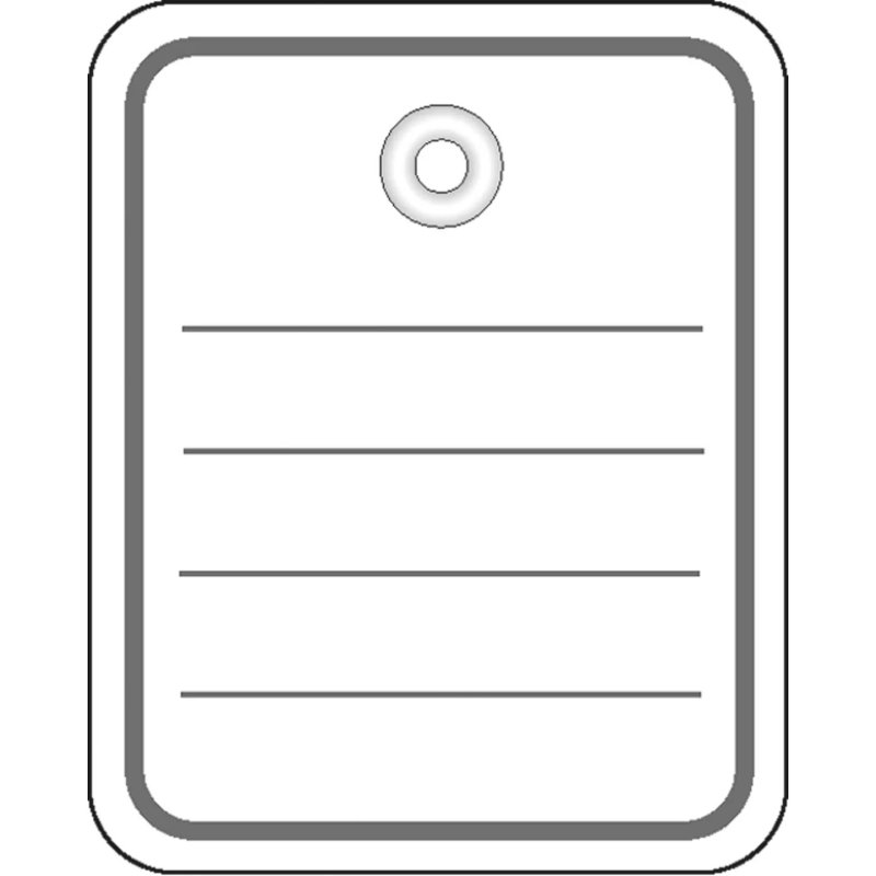 HERMA 6820 étiquette non-adhésive 1000 pièce(s) Gris, Blanc